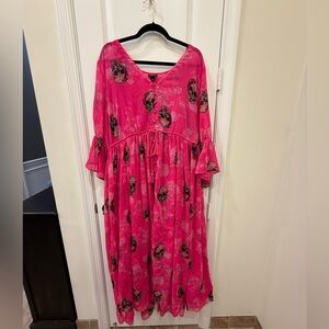 Maxi Chiffon Dress - Betsey Johnson style. Size 18/20